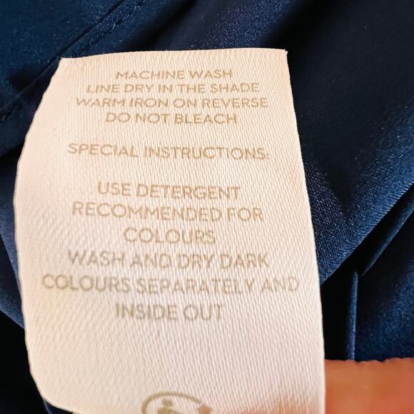 Boden Navy Floral Pencil Skirt - Picture 9 of 9